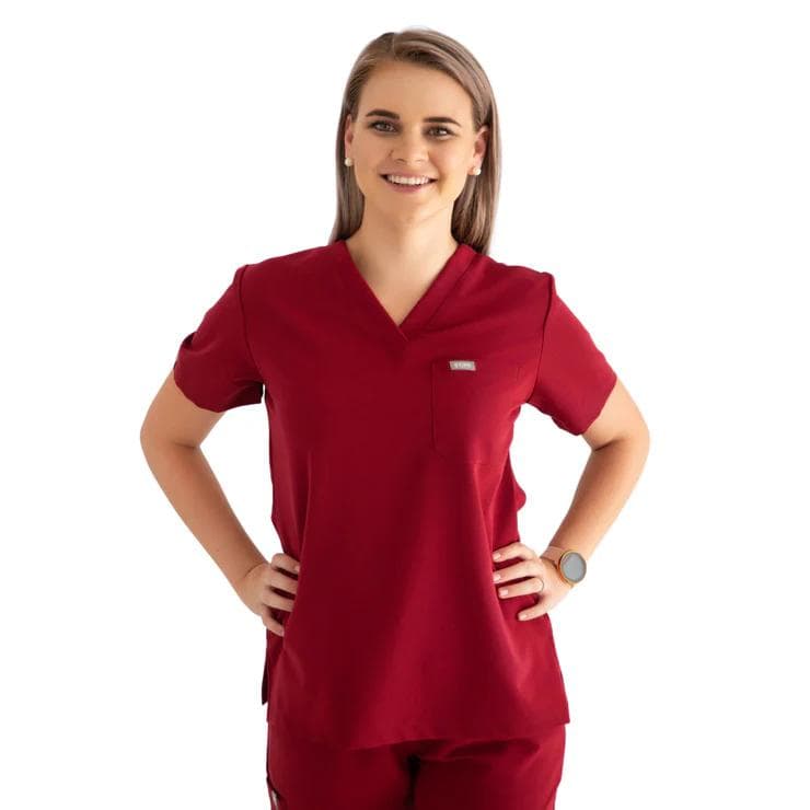 Core 2.0 Jane One-Pocket Scrub Top
